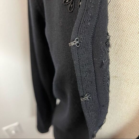Vintage Vibe Lauren Ralph Lauren Silk Blend Beaded Cardigan S ✨ - Picture 8 of 14